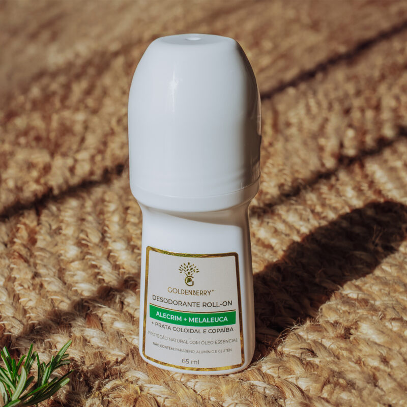 Desodorante Roll-On de Alecrim e Melaleuca com Prata Coloidal e Copaíba. - Imagem 2