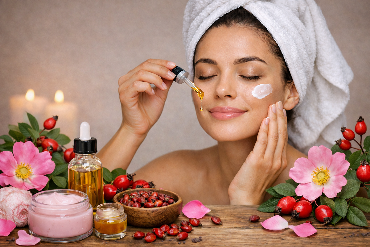 Rosa Mosqueta na Pele: Regeneração, Luminosidade e Juventude Natural